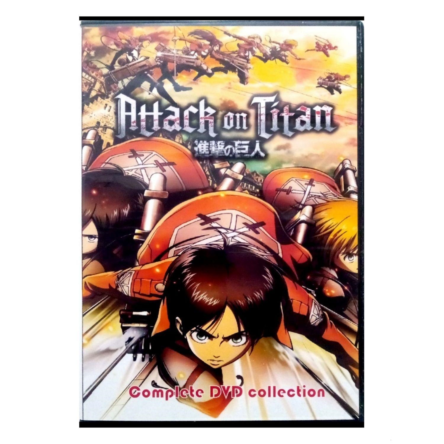 پک DVD اورجینال انیمه اتک ان تایتان Attack on Titan کامل