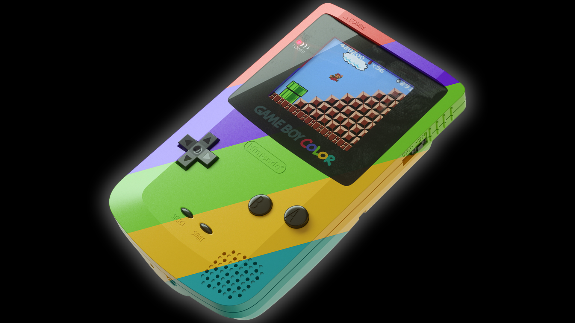Game Boy Color گیم بوی کالر رنگی دانلود بازی رام شبیه ساز موبایل کامپیوتر قدیمی رترو
